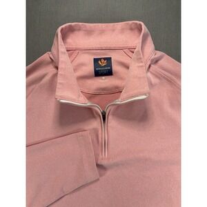 Donald Ross 1/4 Zip Sweatshirt Men's XL Pink Golf Performance Activewear